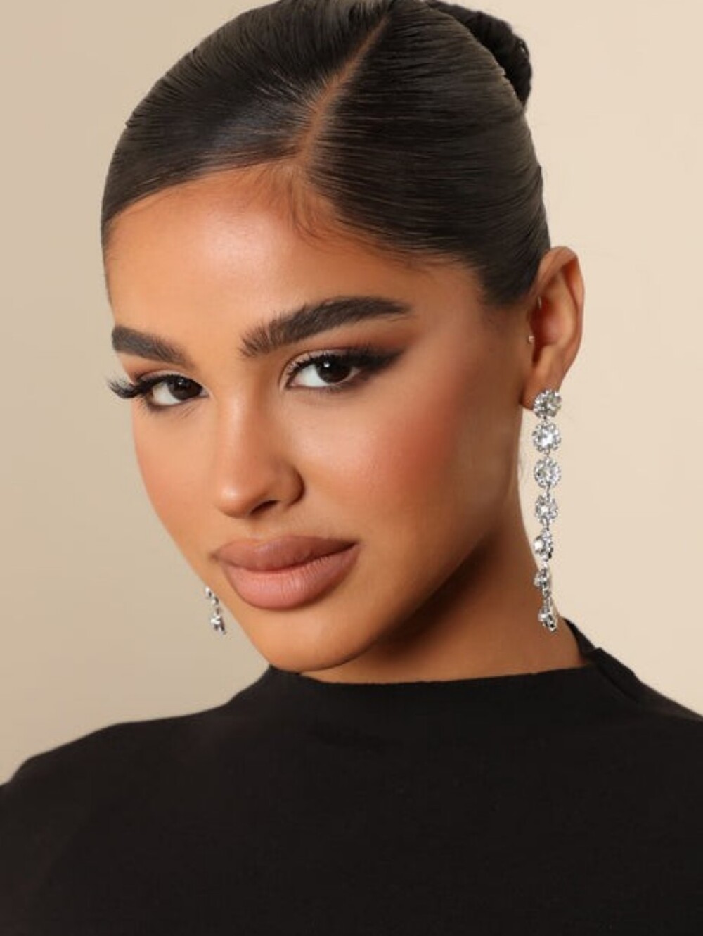 KEEP HIM AROUND EARRINGS RHINESTONE